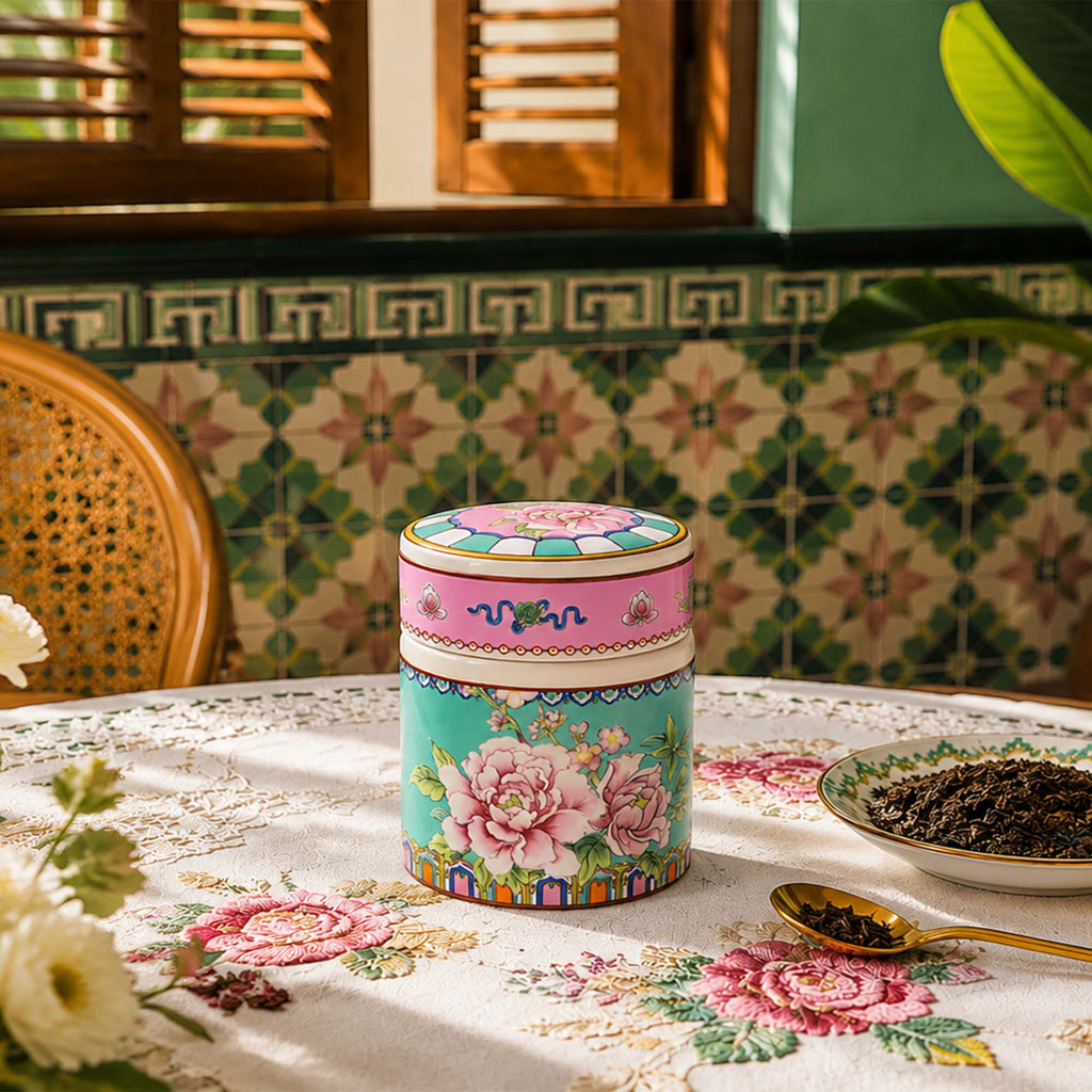 Donglin Homeware Opulent Phoenix - Vintage Style Ceramic Canister 230ml