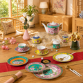 Donglin Homeware Opulent Phoenix - Vintage Style Ceramic Coffee Set