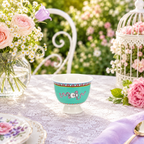 Opulent Phoenix - Vintage Style Ceramic Cup 80cc