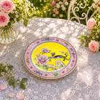 Donglin Homeware Opulent Phoenix - Vintage Style Ceramic Soup Plate 8-inch
