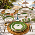Donglin Homeware Palm Breeze - Nature Style Ceramic Tea Set