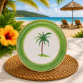 Donglin Homeware Palm Breeze Collection Dinner Plate 11-inch