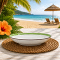 Donglin Homeware Palm Breeze Collection Oval Bowl 8-inch