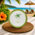 Donglin Homeware Palm Breeze Collection Soup Plate 7.75-inch