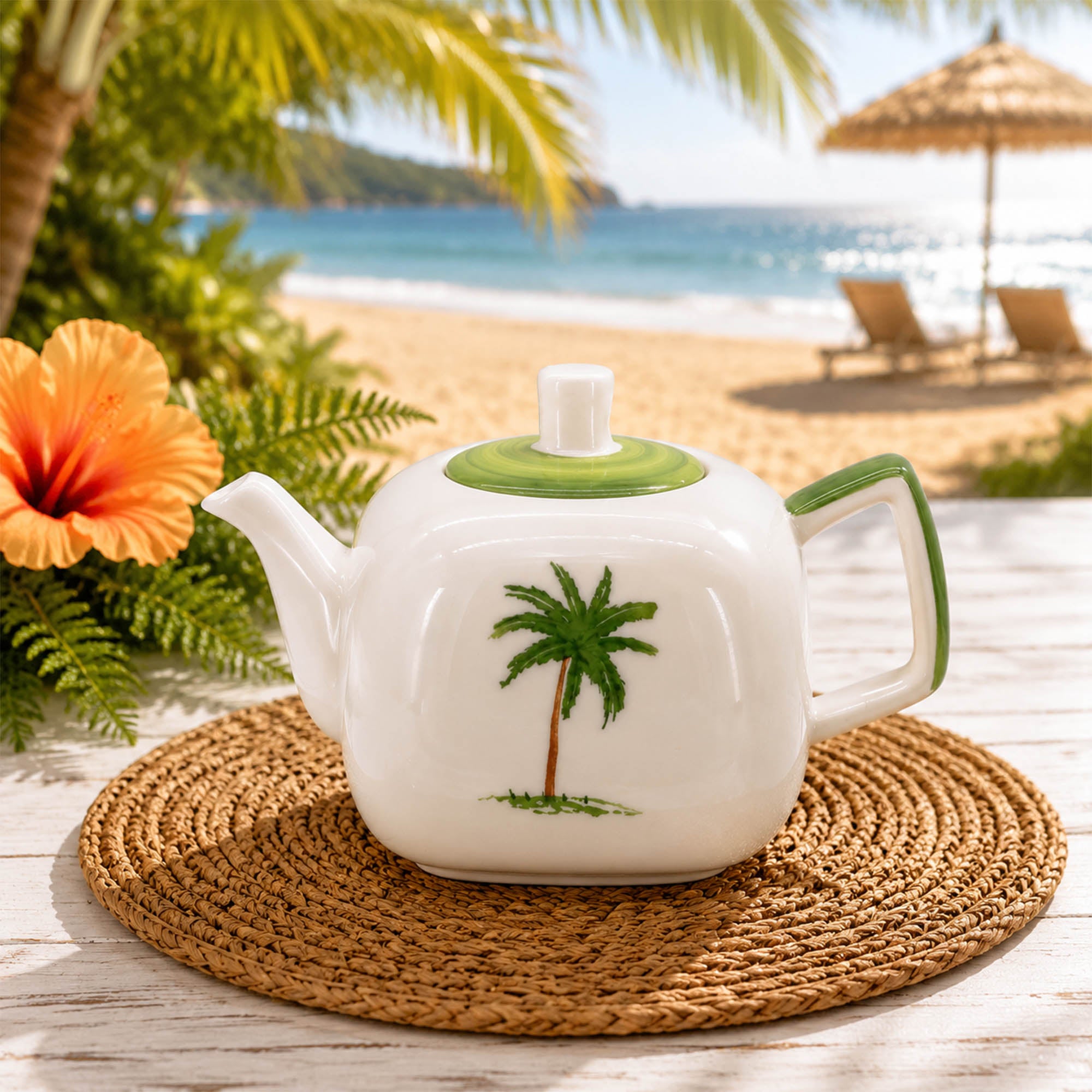 Donglin Homeware Palm Breeze Collection Teapot 1000cc