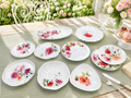 Donglin Homeware Peony Ink - Minimalist Style Ceramic Dinnerware