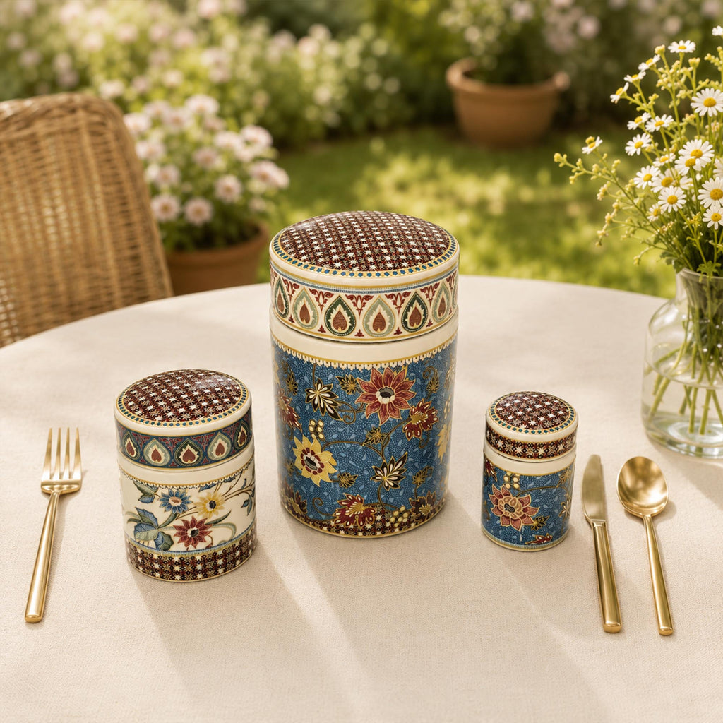 Donglin Homeware Peranakan Heritage Collection Canister 75ml/230ml/800ml