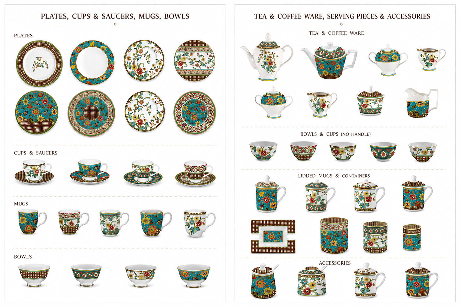 Donglin Homeware Peranakan Heritage Collection Custom Shapes