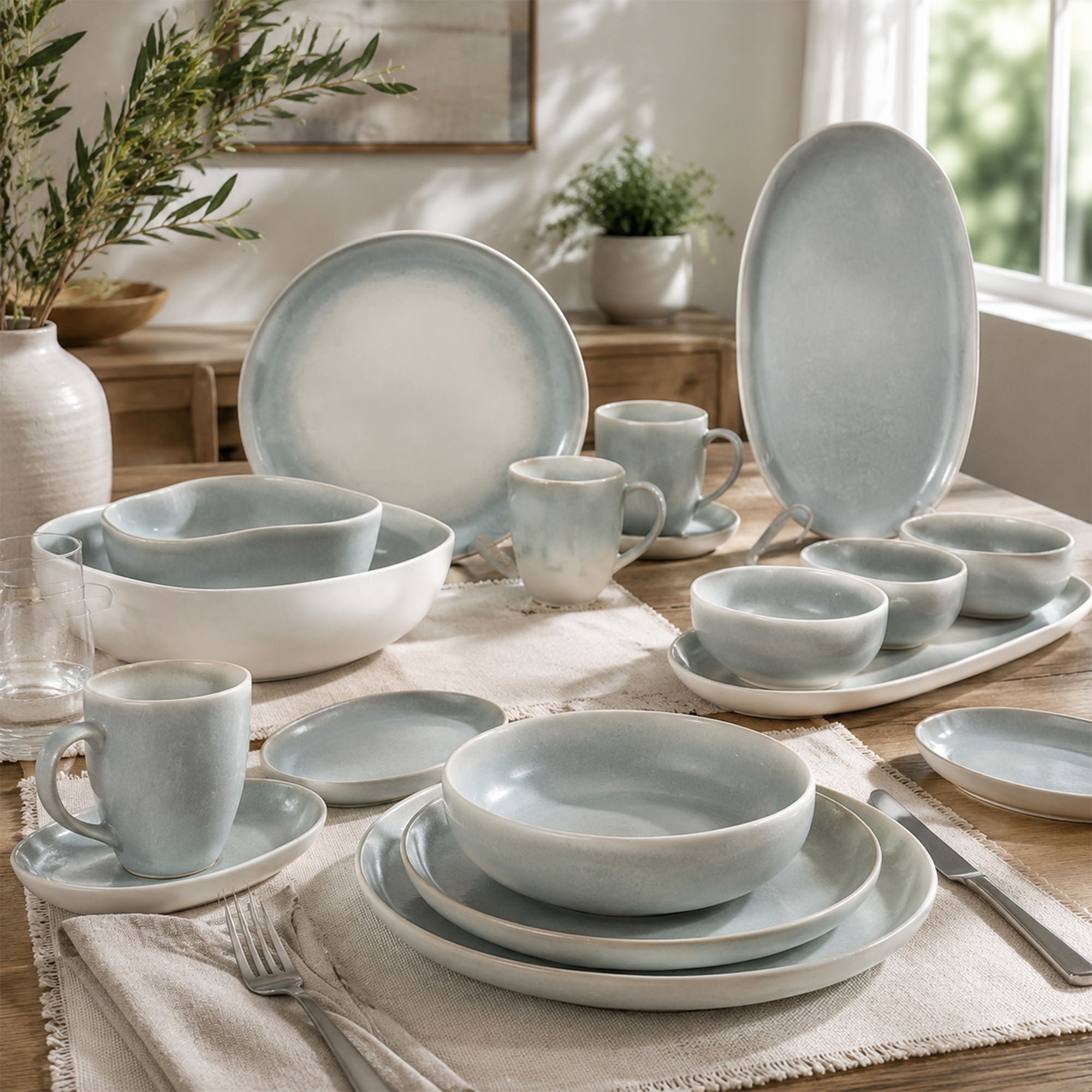 Donglin Homeware R1010 Coastal Mist Collection