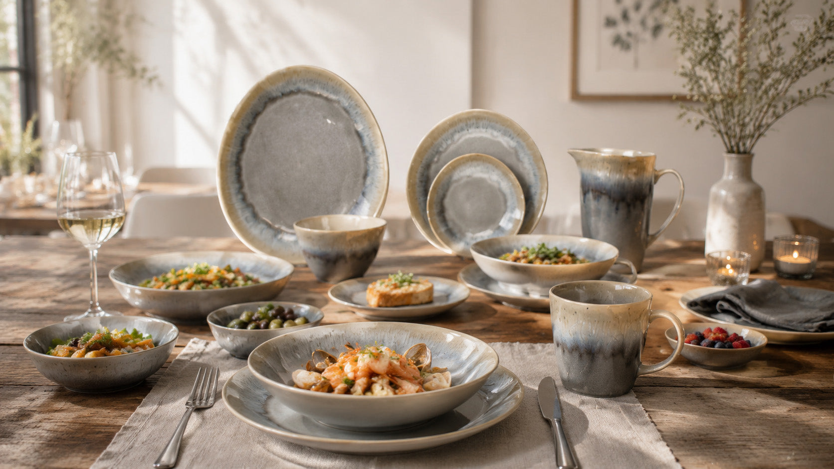 Donglin Homeware R1012 Smoke & Sand Collection Banner
