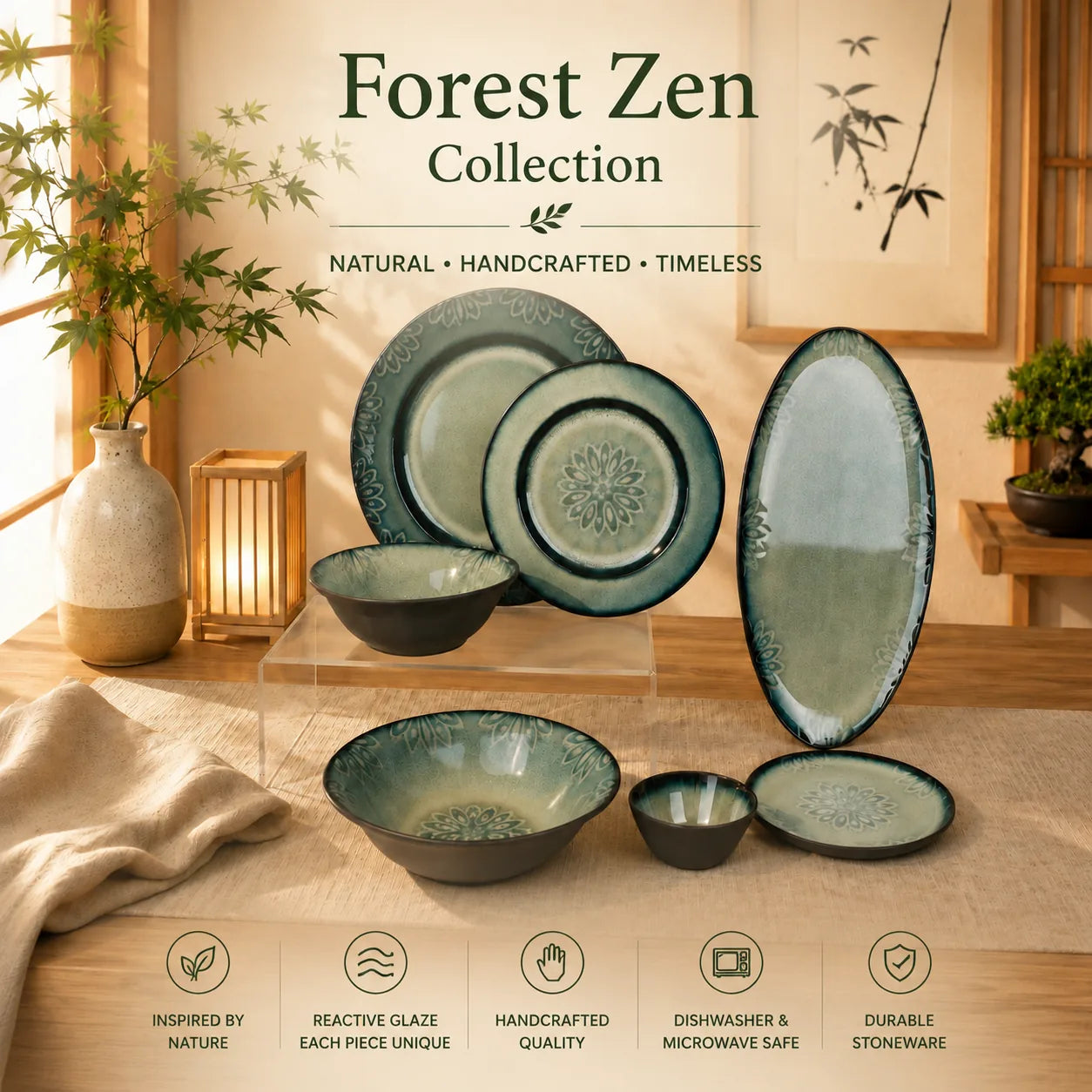 Donglin Homeware R1017 Forest Zen Collection Web