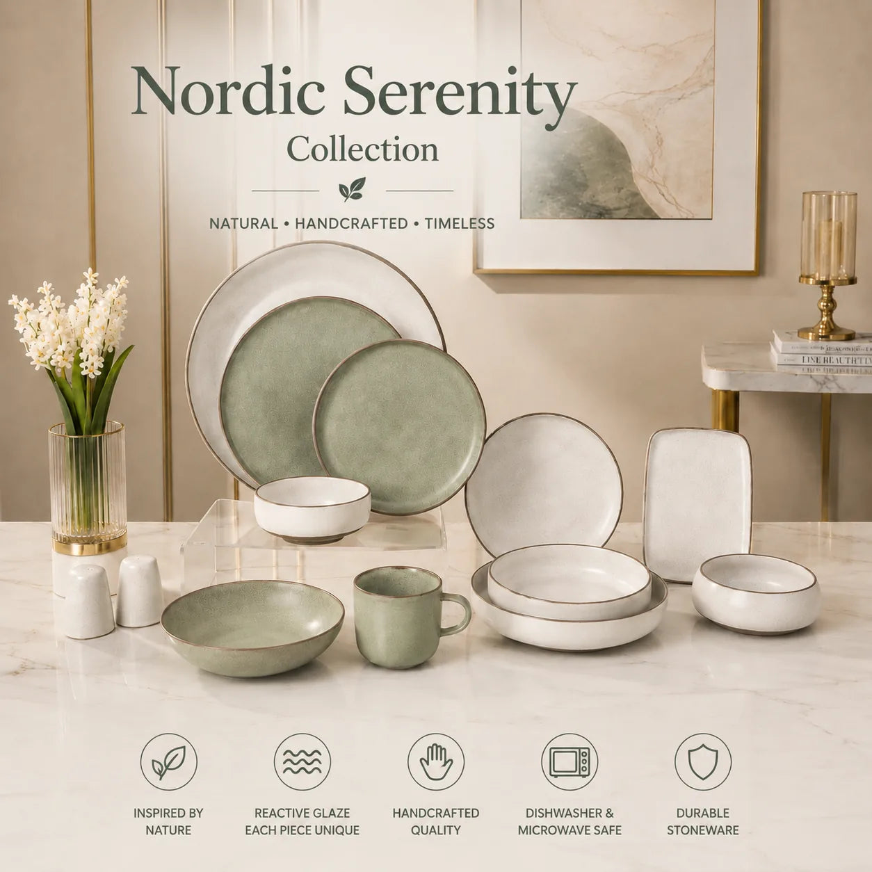 Donglin Homeware R1020 Nordic Serenity Collection Web