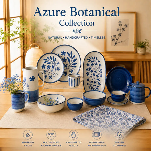 Donglin Homeware R1021 Azure Botanical Collection
