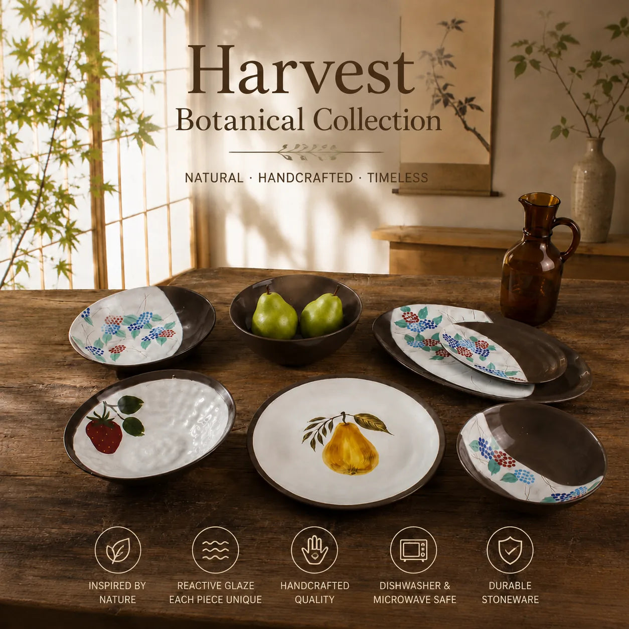 Donglin Homeware R1024 Harvest Botanical Collection Web