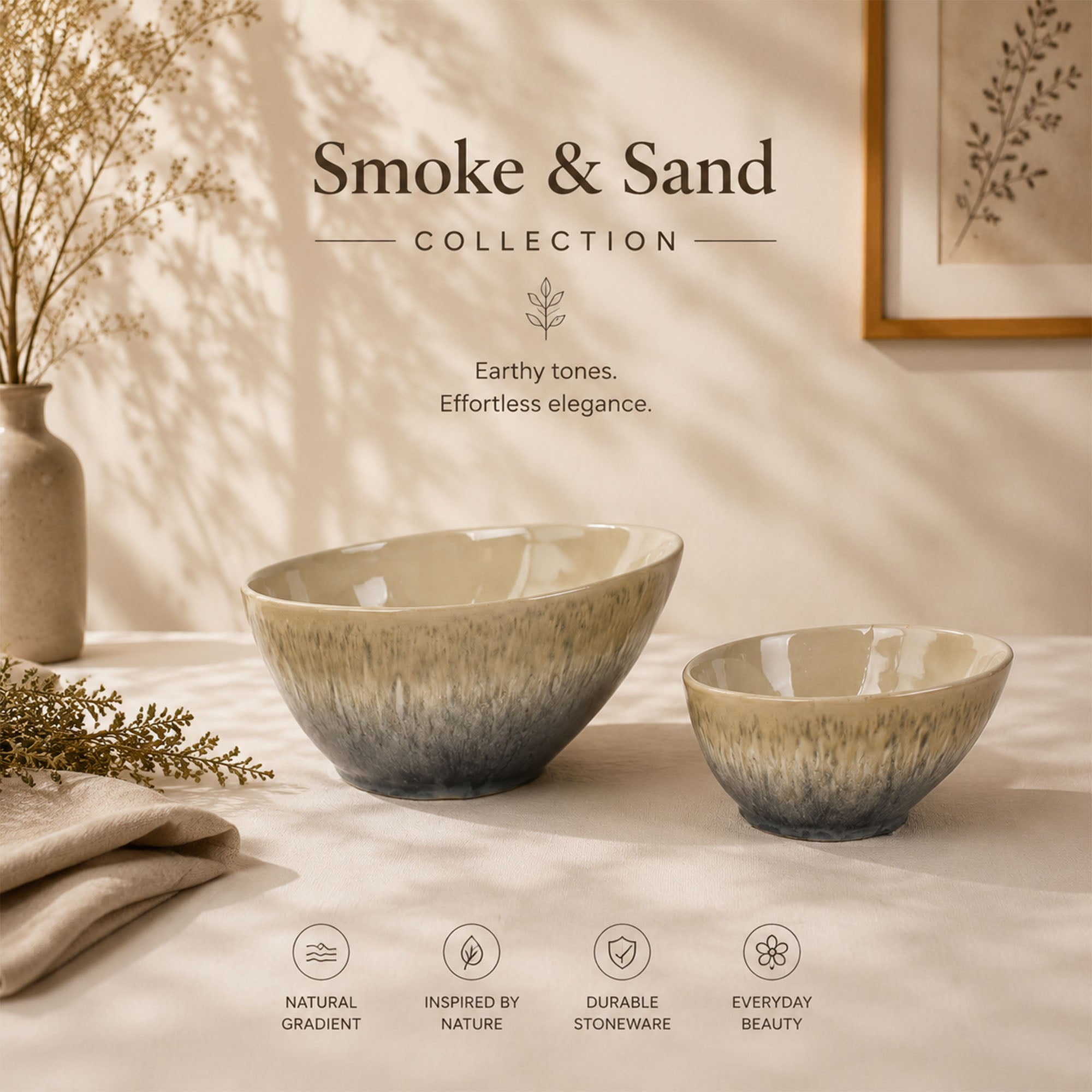 Smoke & Sand Collection Bowls