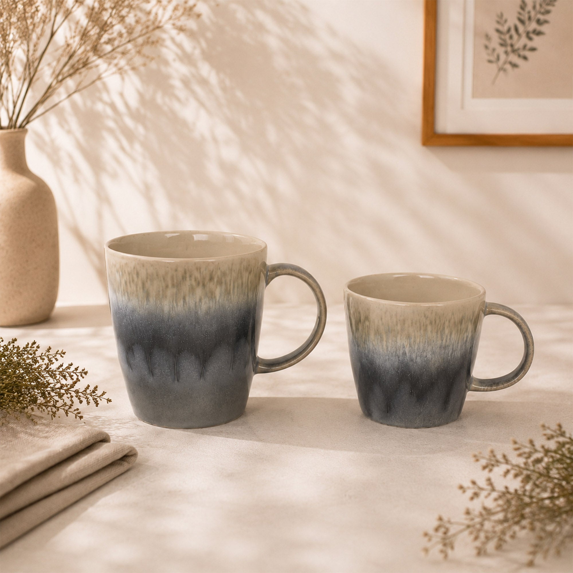 Donglin Homeware Smoke & Sand Collection Mugs
