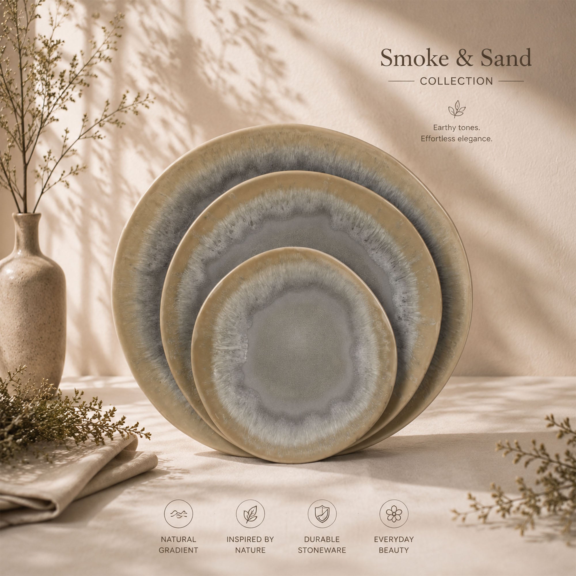 Donglin Homeware Smoke & Sand Collection