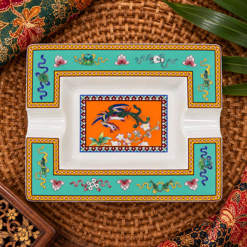 Donglin Homeware Straits Phoenix Collection Ashtray 8-inch