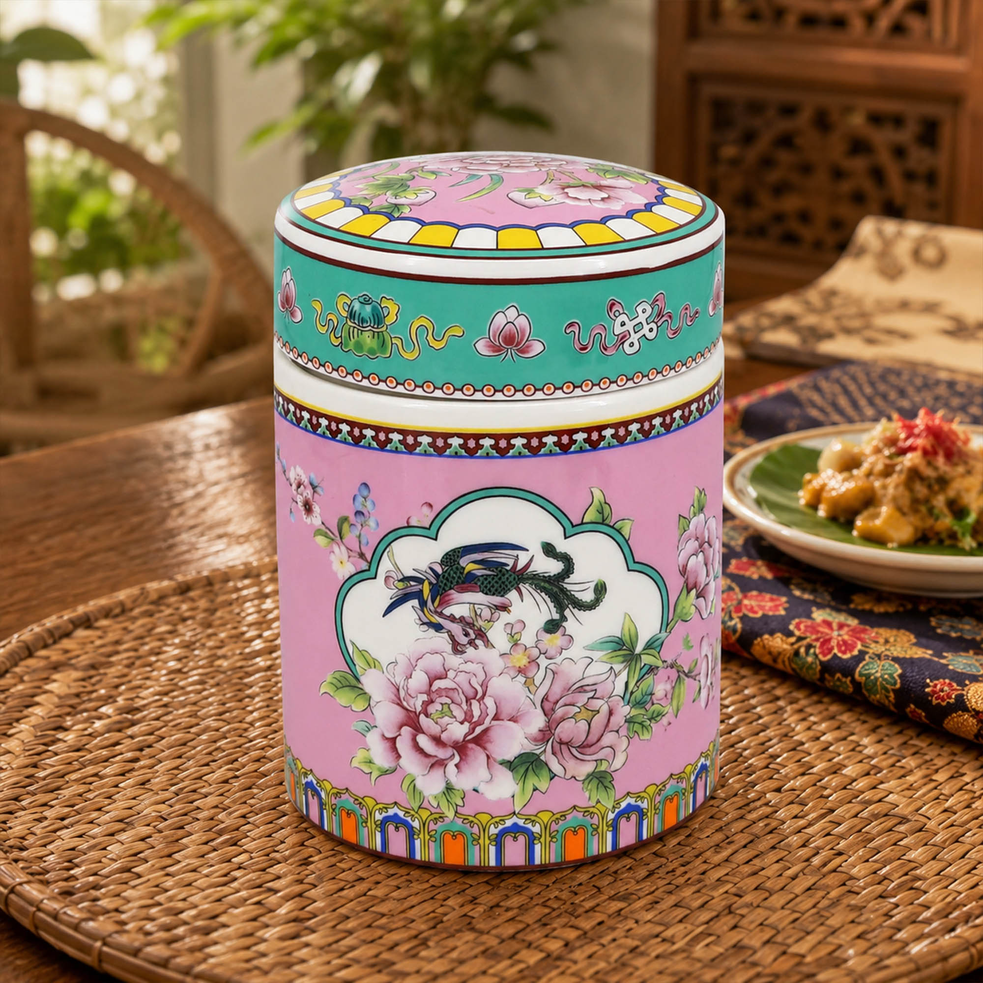 Donglin Homeware Straits Phoenix Collection Canister 800ml