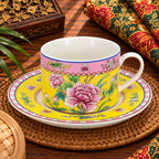 Donglin Homeware Straits Phoenix Collection Cup and Saucer 220cc (Straight)
