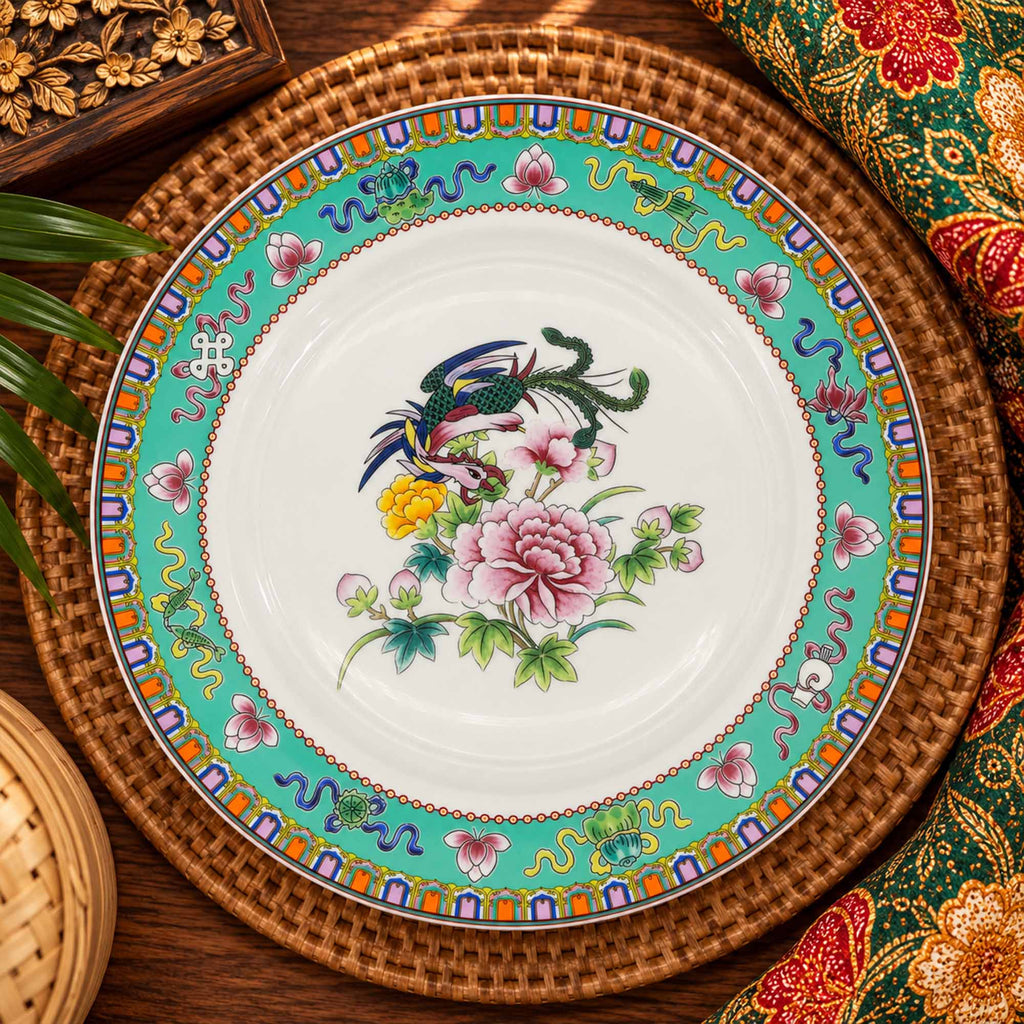Donglin Homeware Straits Phoenix Collection Dinner Plate 10.5-inch