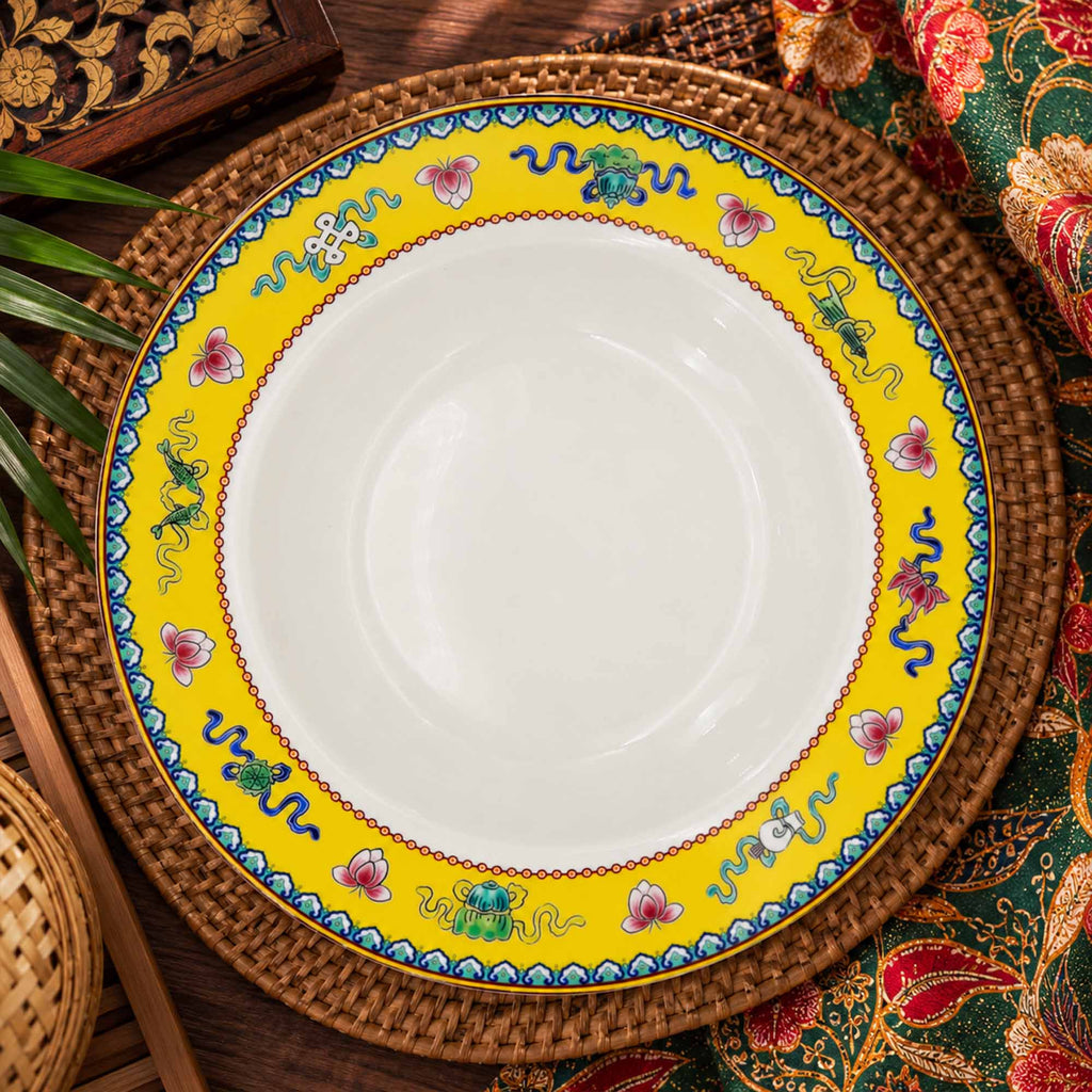 Donglin Homeware Straits Phoenix Collection Soup Plate 8-inch