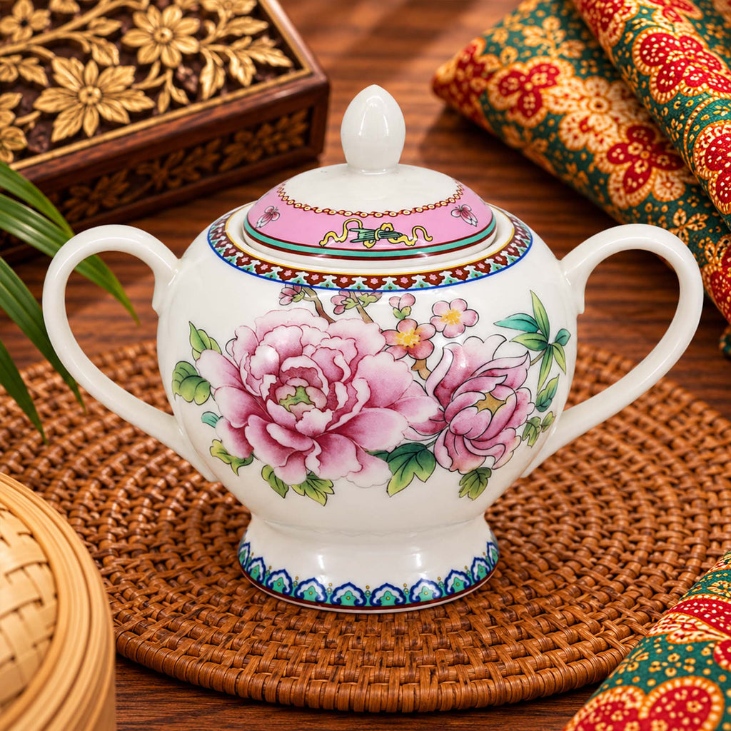 Donglin Homeware Straits Phoenix Collection Sugar Pot 300cc (handled)