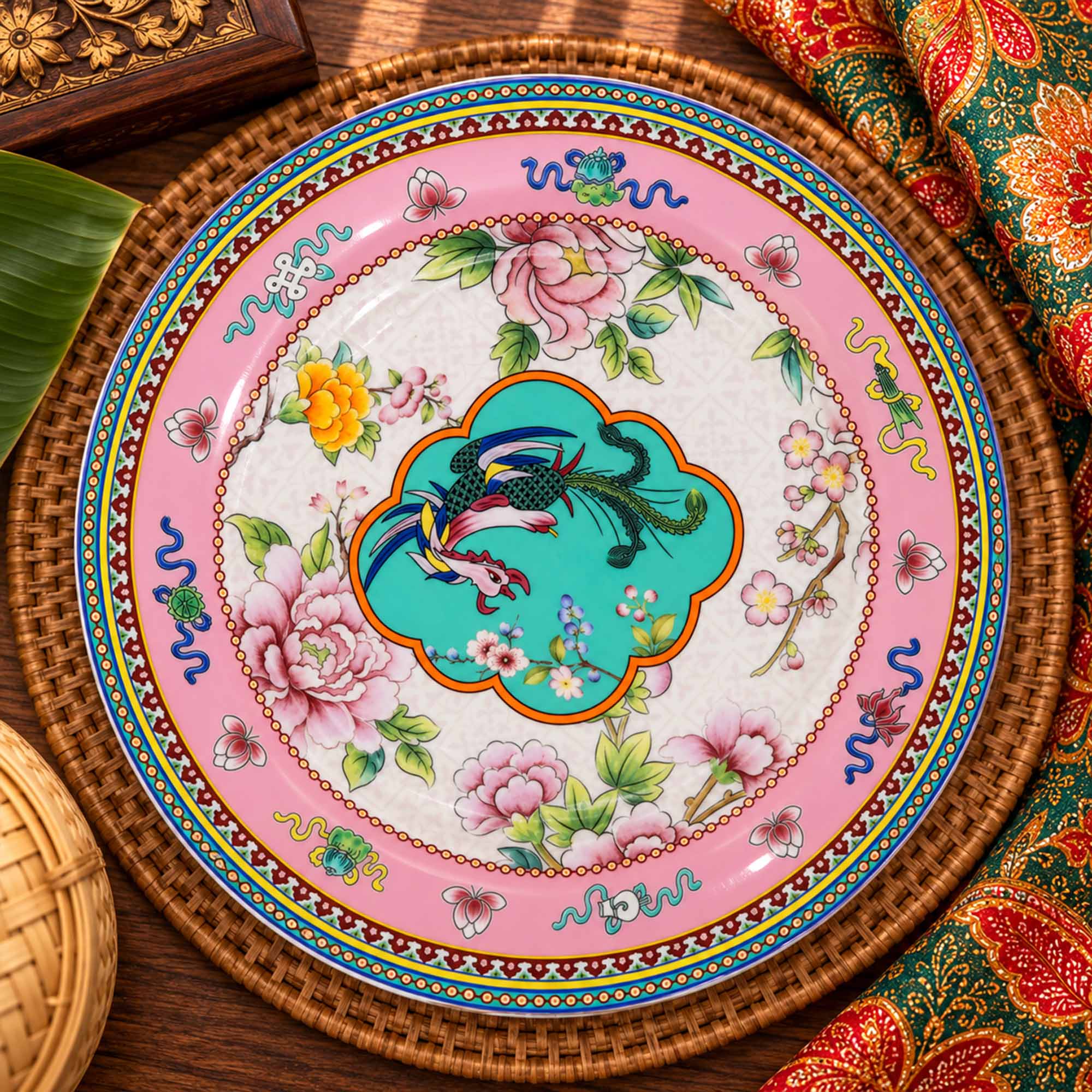 Donglin Homeware Straits Phoenix Collection Tray 10.5-inch