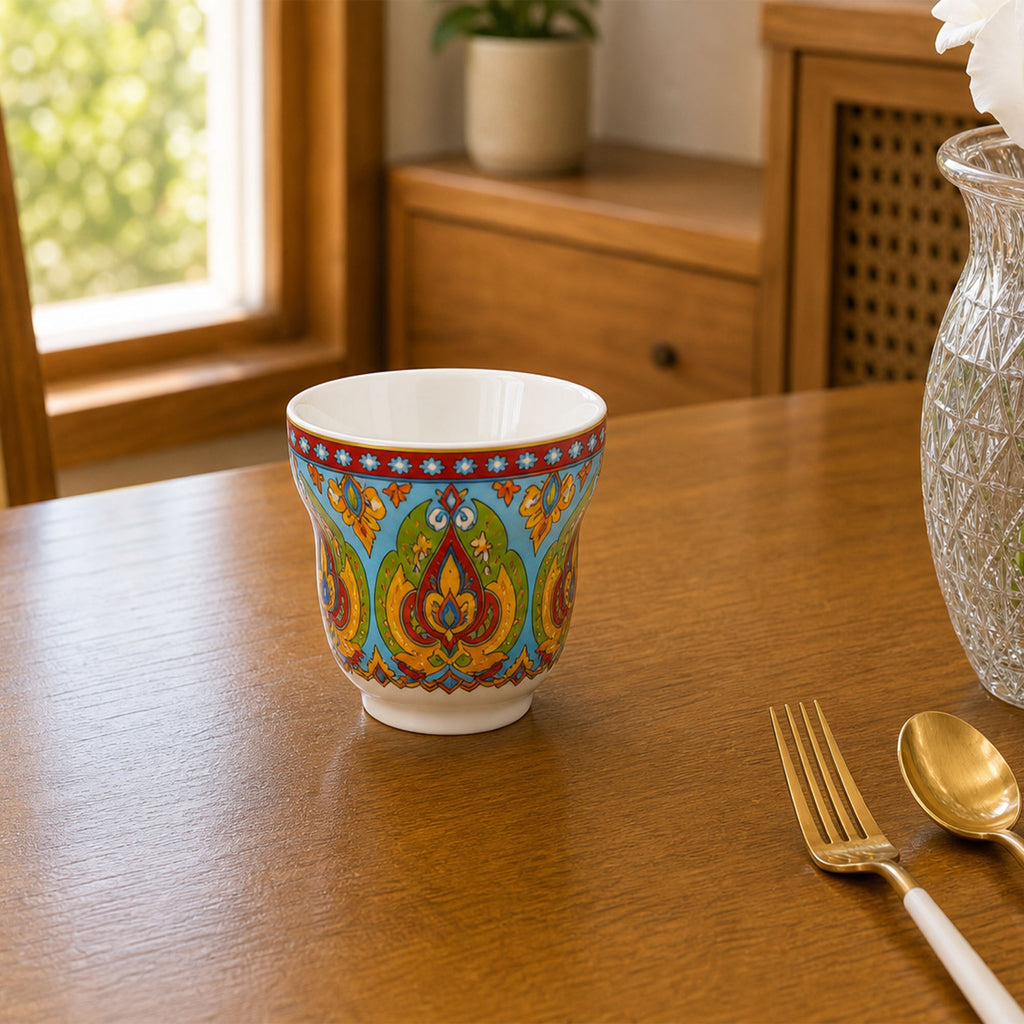 Donglin Homeware Thai Royal - Bohemian Style Ceramic Cup 80cc