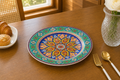 Donglin Homeware Thai Royal - Bohemian Style Ceramic Dinner Plate 10.5-inch