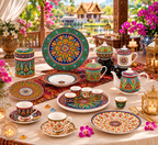 Donglin Homeware Thai Royal - Bohemian Style Ceramic Dinnerware Set