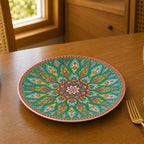Donglin Homeware Thai Royal - Bohemian Style Ceramic Soup Plate 8-inch