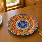 Donglin Homeware Thai Royal - Bohemian Style Ceramic Soup Plate 8-inch