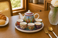 Dongin Homeware Thai Royal - Bohemian Style Ceramic Tea Cup
