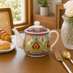 Donglin Homeware Thai Royal - Bohemian Style Ceramic Teapot 650cc