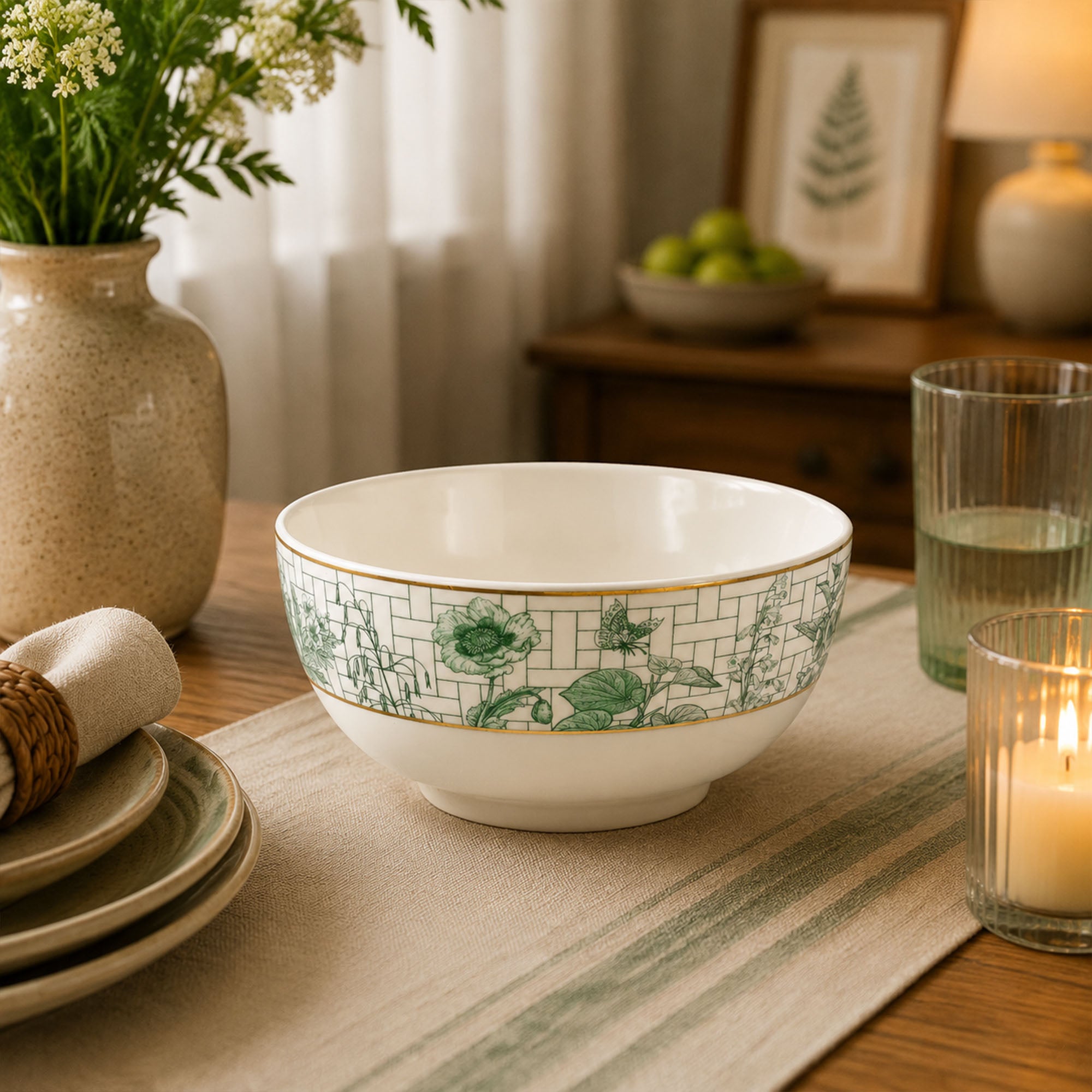 Donglin Homeware The Garden Rabbit Collection Bowl 5.5-inch