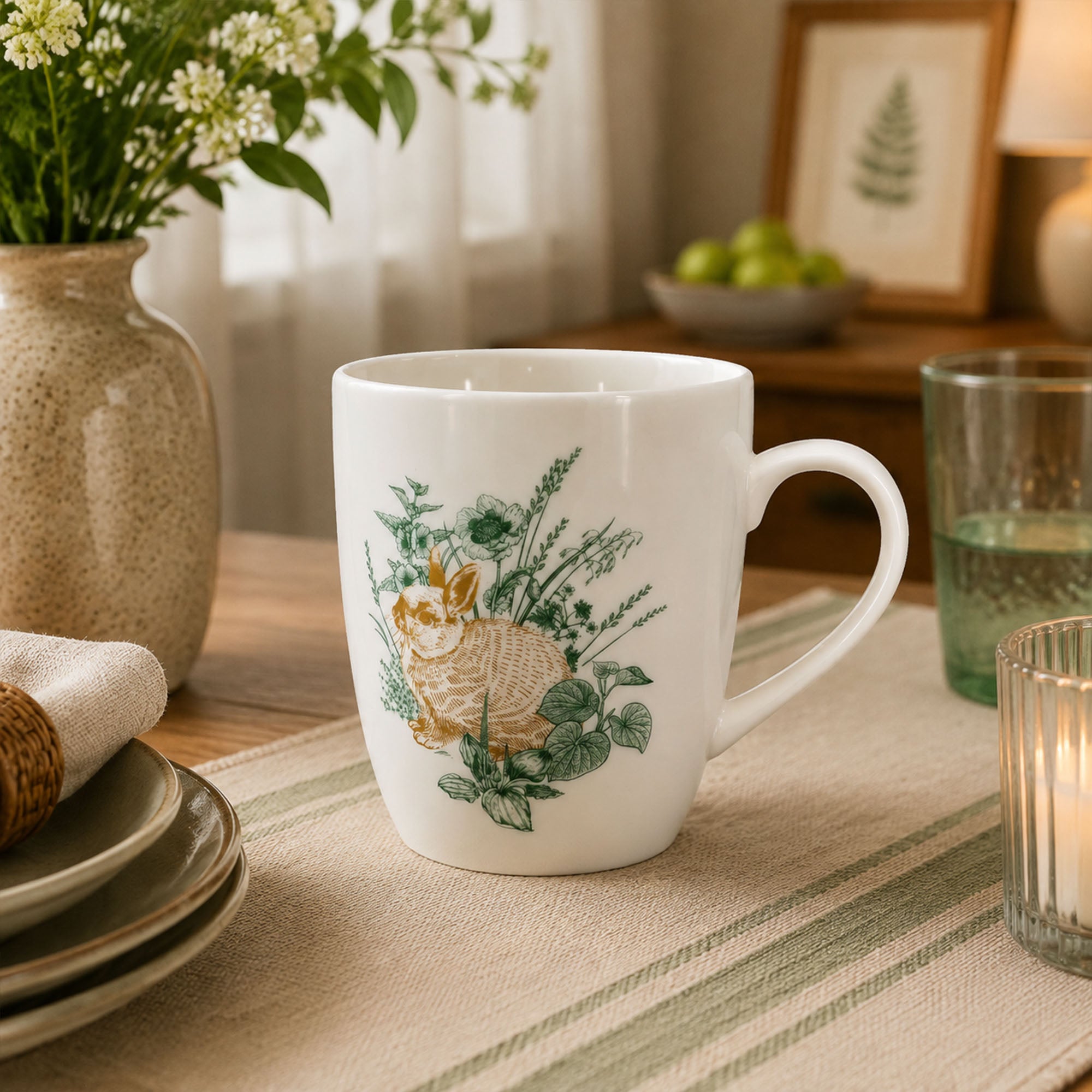 Donglin Homeware The Garden Rabbit Collection Mug 360cc
