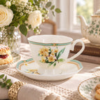 Donglin Homeware The Living Herbarium Collection Cup and Saucer 180cc