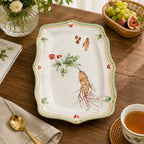 Donglin Homeware — Овальное блюдо 11 дюйма, The Living Herbarium