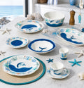 Donglin Homeware Whale Ocean- Minimalist Style Ceramic Dinner Set