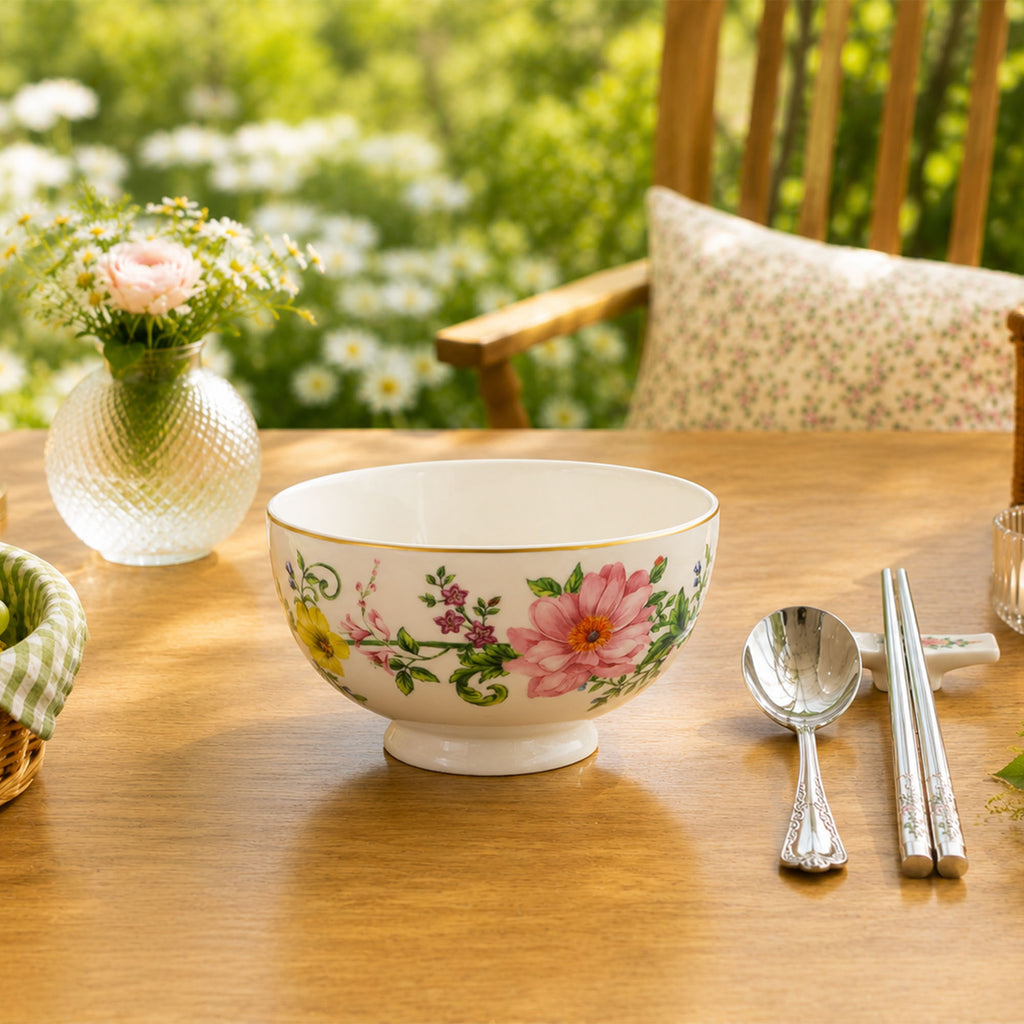 Donglin Homeware Wildflower Meadow Collection Bowl 6-inch