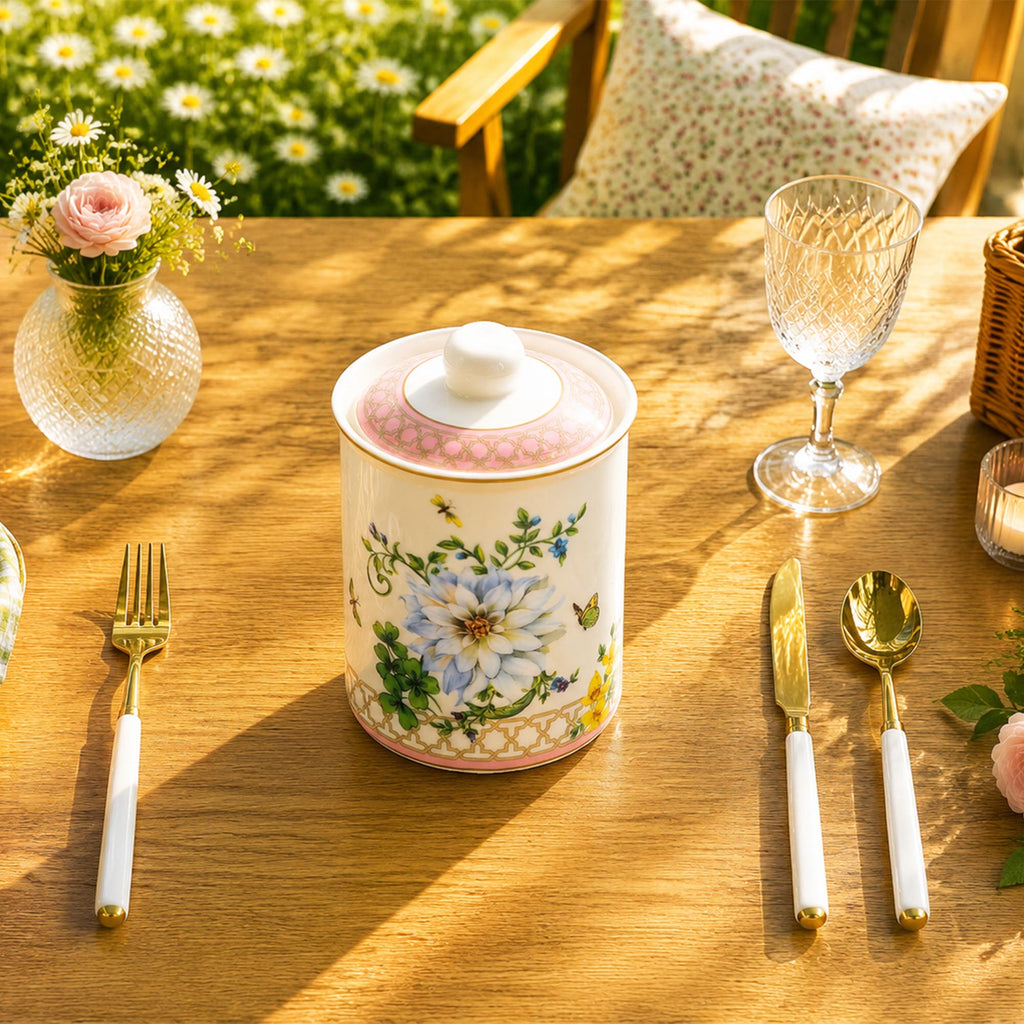 Donglin Homeware Wildflower Meadow Collection Canister 800ml
