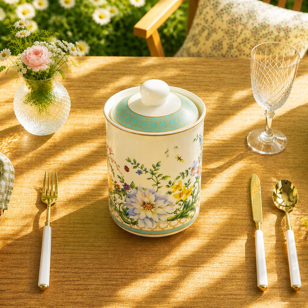 Donglin Homeware Wildflower Meadow Collection Canister 800ml