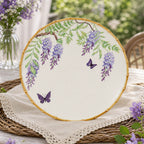 donglin Homeware Wisteria Aviary Collection Dessert Plate 8.5-inch