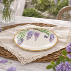 Donglin Homeware Wisteria Aviary Collection Dinner Plate 10.5-inch