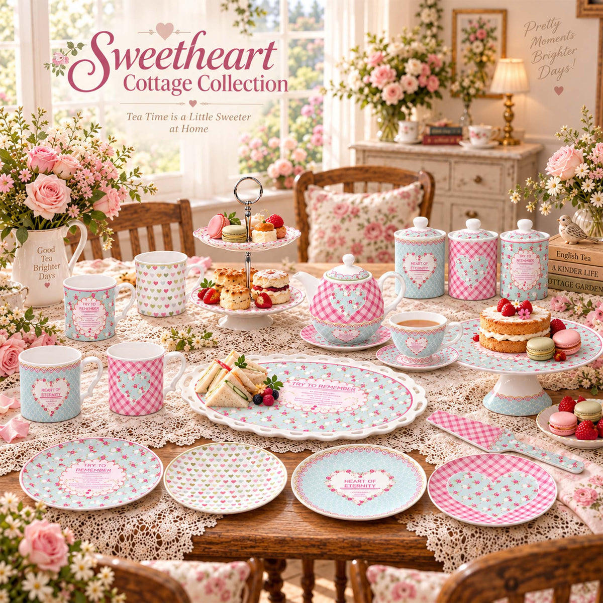 Donglin Homeware Y5136 Sweetheart Cottage New Bone China Dinnerware Collection