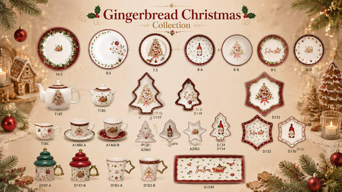 Y6832 Gingerbread Christmas — коллекция посуды