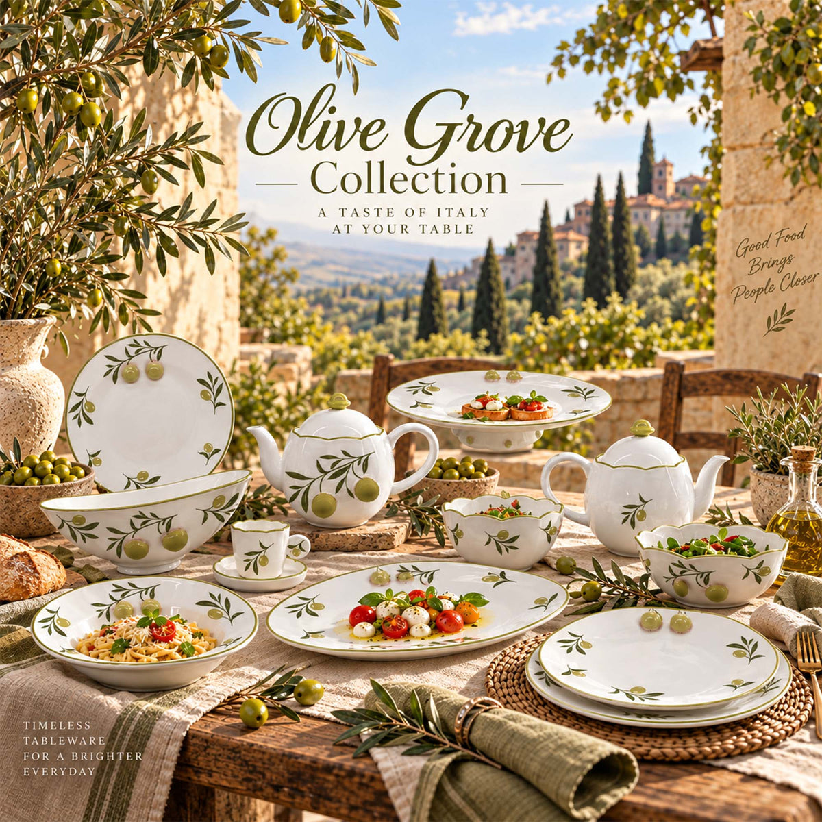 Donglin Homeware Y6862 Olive Grove Collection