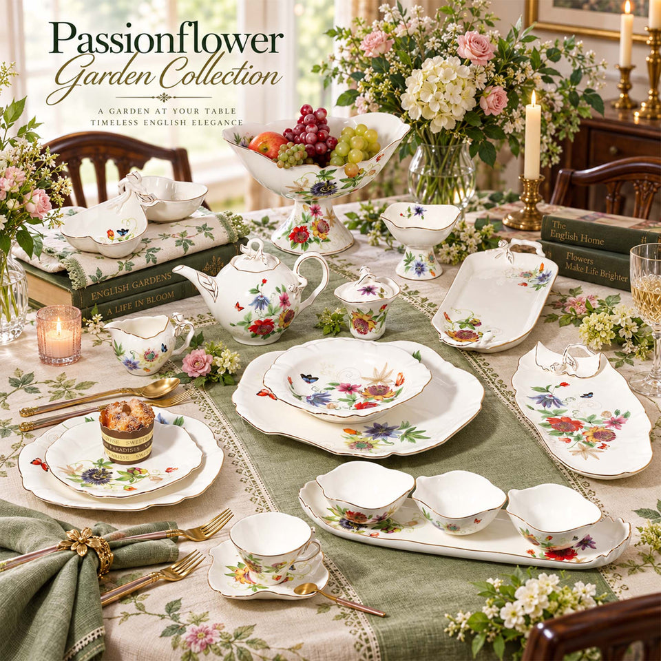 Y6885 Enchanted Botanical Garden Geschirrkollektion aus New Bone China