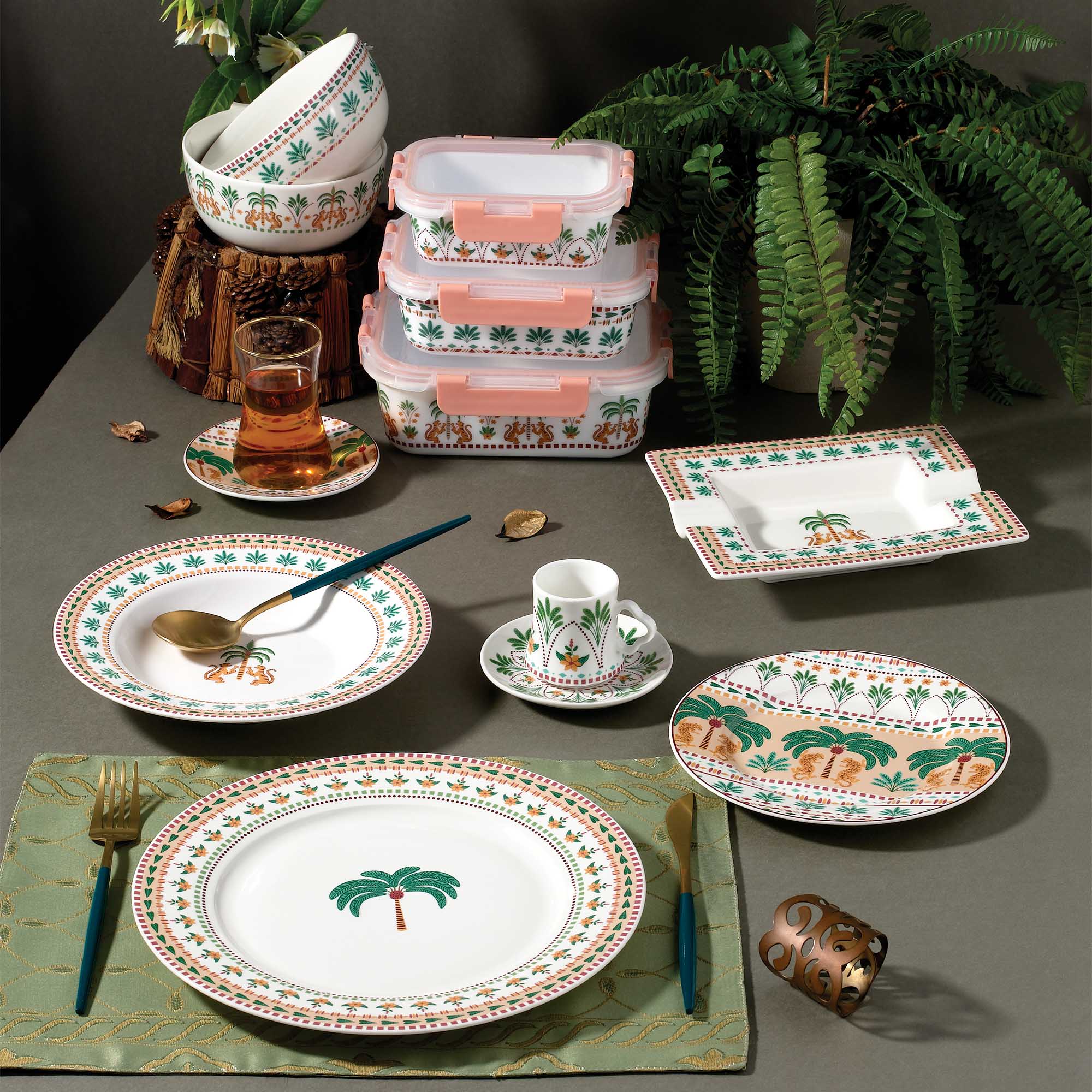 Donglin Homeware Y6898 Oasis Heritage Tableware Collection
